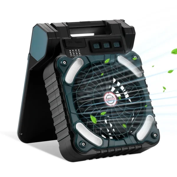 CE-933 VENTILADOR PORTATIL CON LUZ 2 EN 1